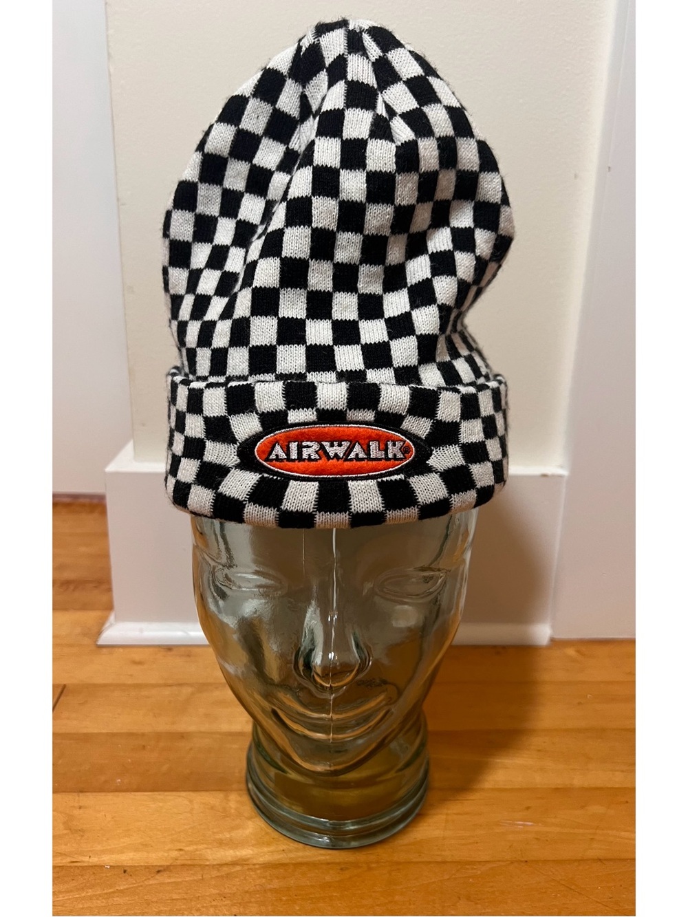 Airwalk Vintage Y2K Checkered Toque